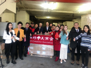 美国纽约中美商会最新捐赠物资动态