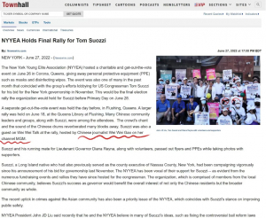 美联社报道《高娓娓：娓娓道来》助选Tom Suozzi，华人新生力量在美国竞选中展现力量