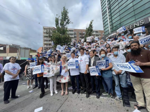 美国V视：投票支持赵靖桉竞选纽约州众议会皇后区法拉盛40选区众议员！