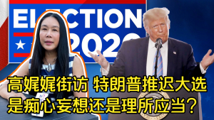 高娓娓街访：特朗普推迟大选，是痴心妄想还是理所应当？