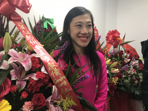 高娓娓：黄敏仪委员法拉盛社区服务办公室正式开放