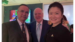 美国纽约中美商会主席江锦鑫爵士的荣光与贡献