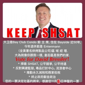 高娓娓：Vote for David Bressler！&mdash;&mdash;访问纽约州议会26选区参选人David Bressler