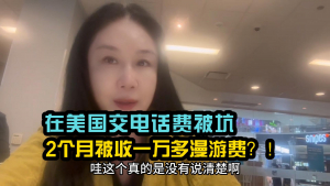 在美国交电话费被坑,两个月被收一万多漫游费!!!一千多美金!遇到这种情况你会怎么办?