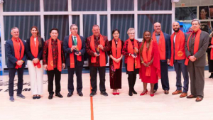 美国V视:2024龙年春节联欢会晚会大年初一火热登场美国NBA篮球名人堂