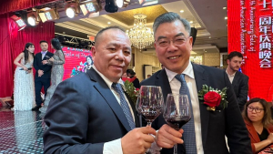 美国72钢铁集团董事局主席林华斌先生受邀出席美国福建同乡会成立82周年庆典