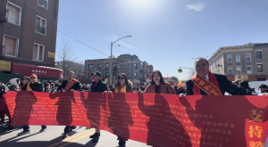 首届布鲁克林庆元宵花车游行暨中美建交45周年庆典,美国72钢铁集团赞助支持社区活动,喜庆中国传统佳节