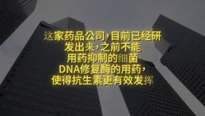 纽约财经投资项目12:抑制细菌DNA修复酶用药的药品公司