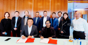 美国V视(视频+图文综合报道)：山东七河生物科技股份有限公司与美国绿地食品集团有限公司、孟加拉Maya公司合作签字仪式在纽约举行